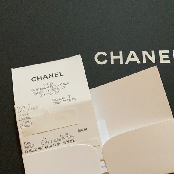 CHANEL large/jumbo classic flap bag in black caviar NWT - Picture 7 of 7